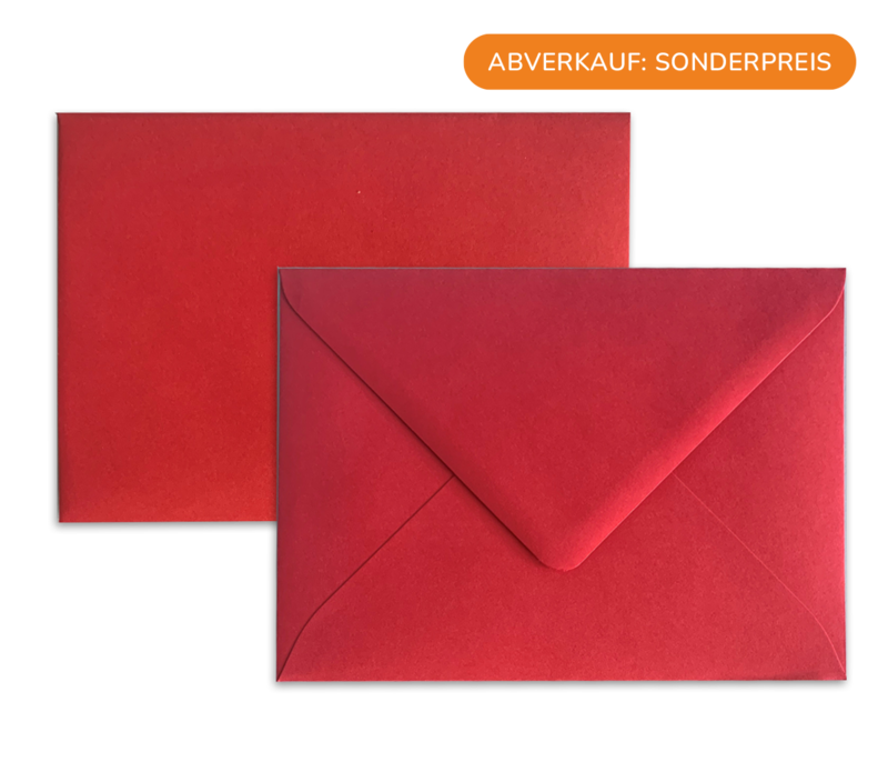 Rotes Kartenkuvert