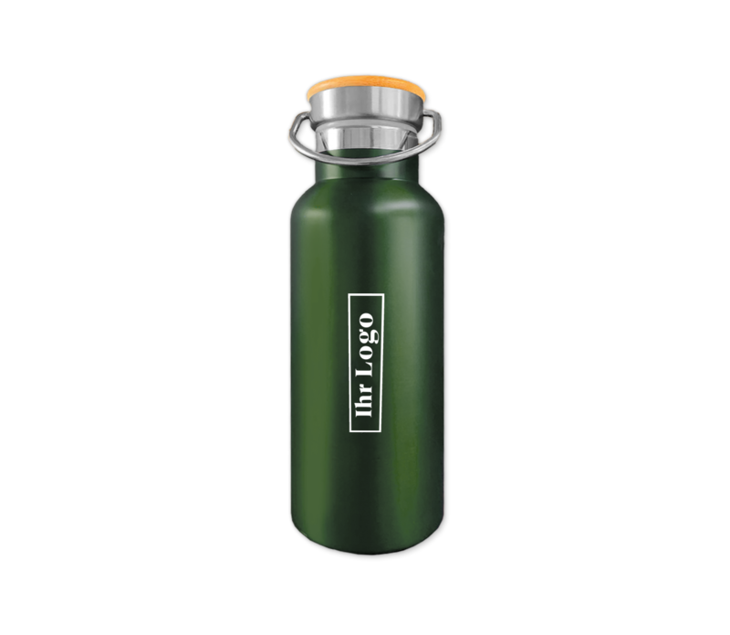 Trinkflasche in Oliv
