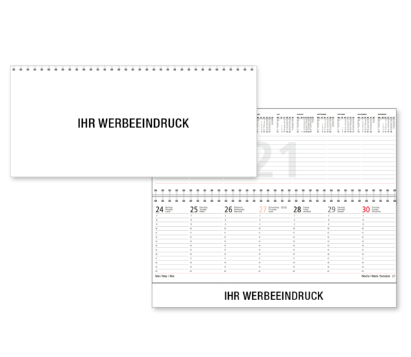 Tisch-Querkalender XL