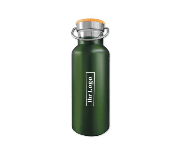 Trinkflasche in Oliv