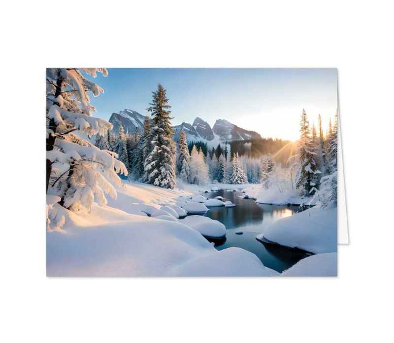 Friedvolle Berglandschaft