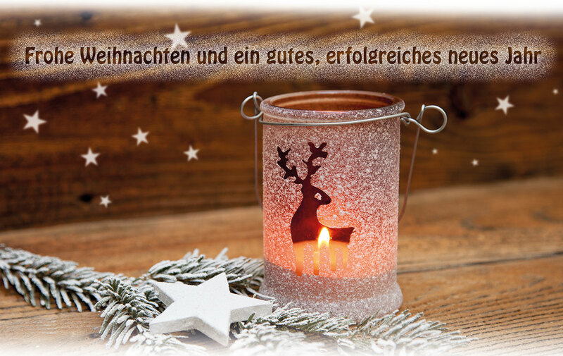 Rentier im Kerzenlicht