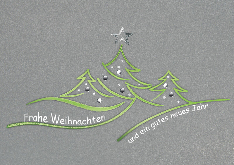 Grünes Baumensemble