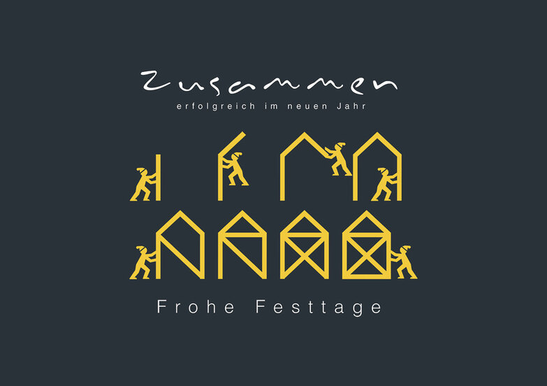 Grußkarte: Haus vom Nikolaus