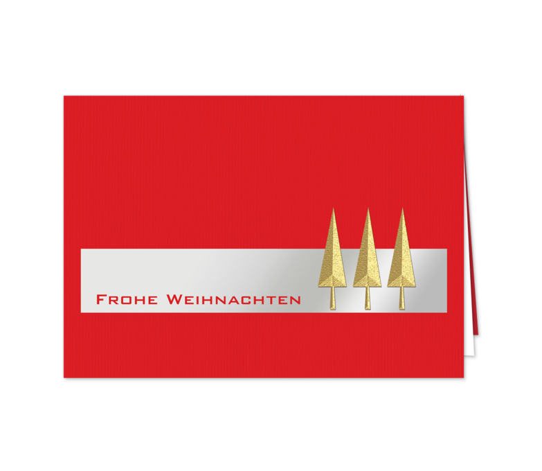 Karte: Drei schlichte Bäume