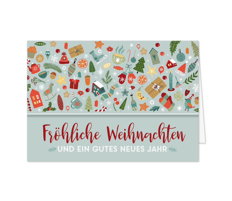 Karte: Weihnachtsdurcheinander