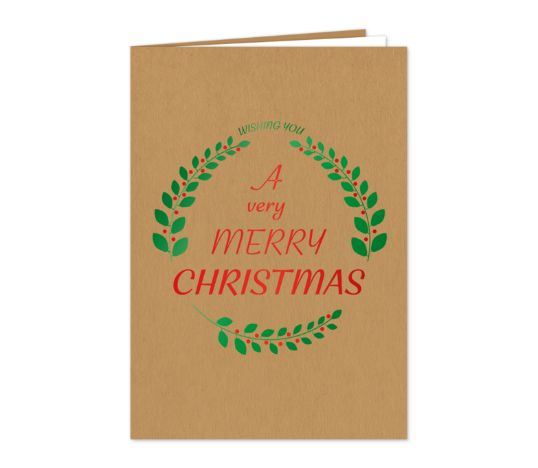 Karte: Weihnachts-Laurel