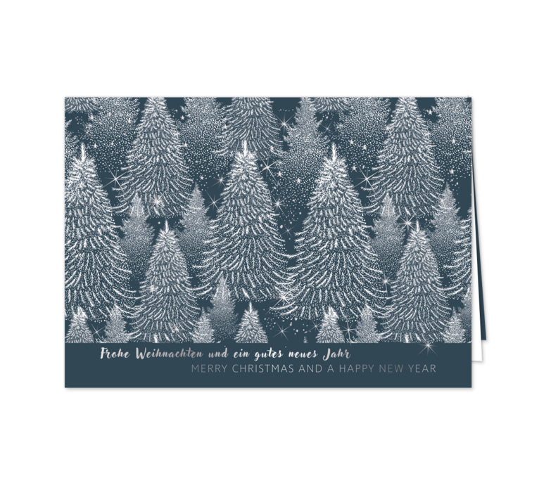 Karte: Zauberhafter Winterwald