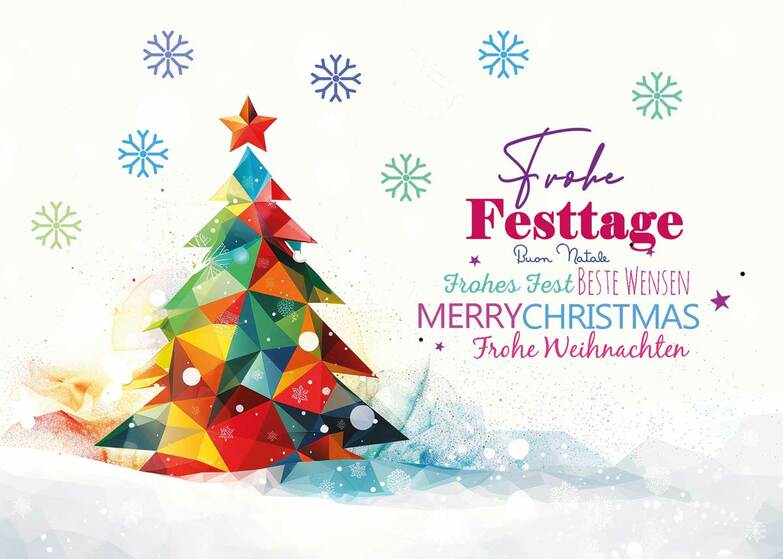 Grußkarte: Colorful Greetings