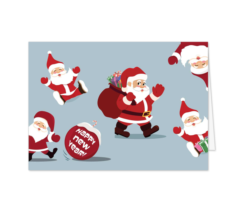 Karte: Lustige Nikoläuse