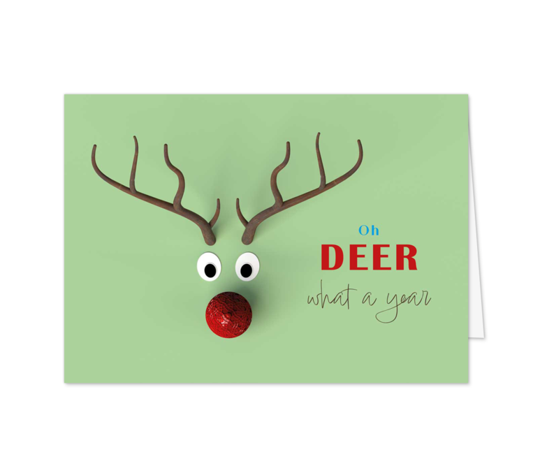 Karte: Oh Deer genervt