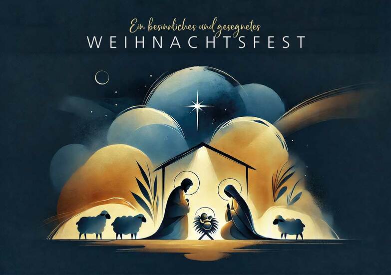 Weihnachtskarte: Betlehem on the Rock