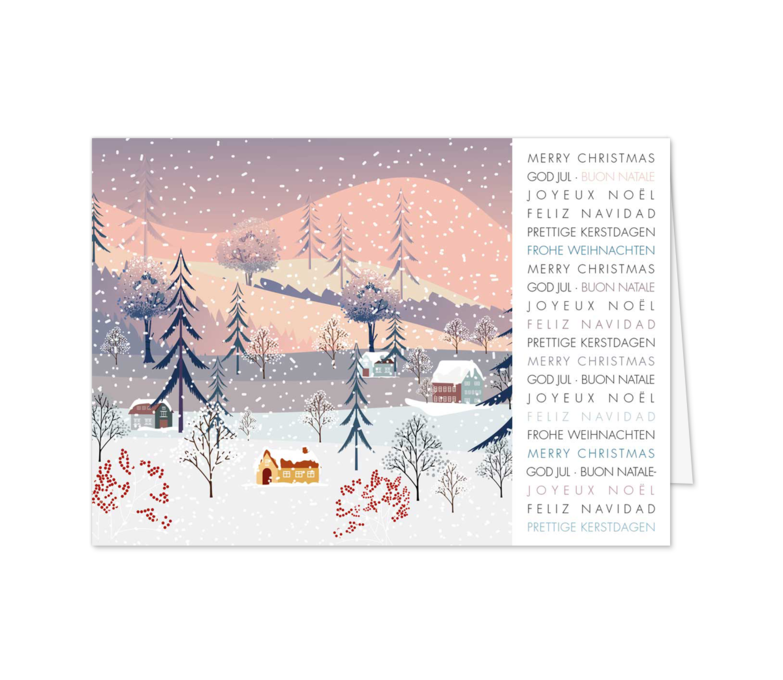 Karte: Winterliche Winterlandschaft