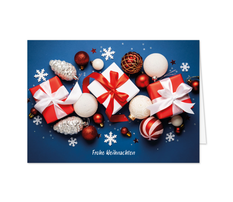 Karte: Geschenketisch