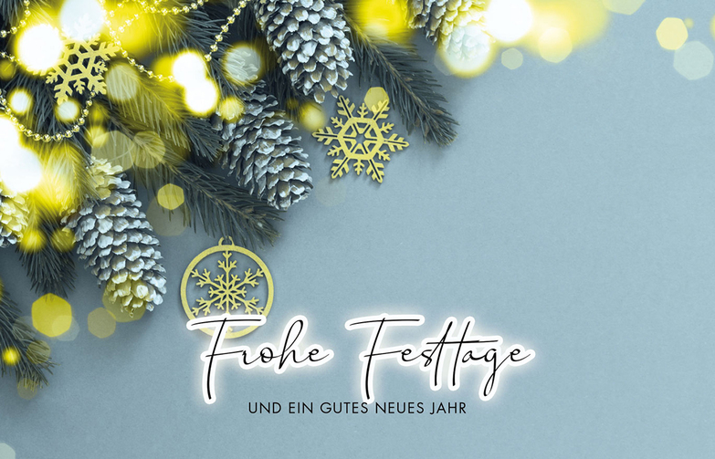 Grußkarte: Stimmungsvolle Lichtpunkte
