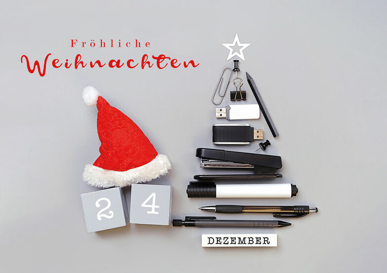 Weihnachtskarte: Stichtag