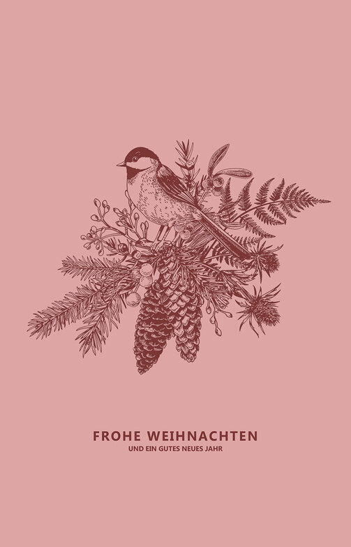 Weihnachtskarte: Nostalgisches Motiv