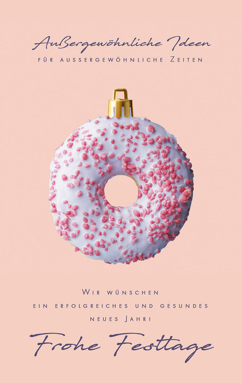 Grußkarte: Donut