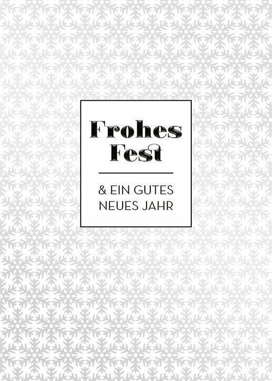 Grußkarte: Frohes Fest