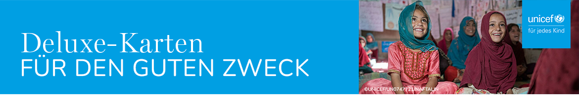 Deluxe Weihnachtskarten für den guten Zweck
