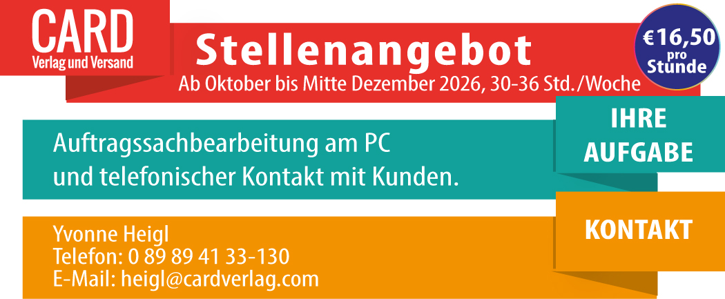 Stellenangebot zur Weihnachtssaison